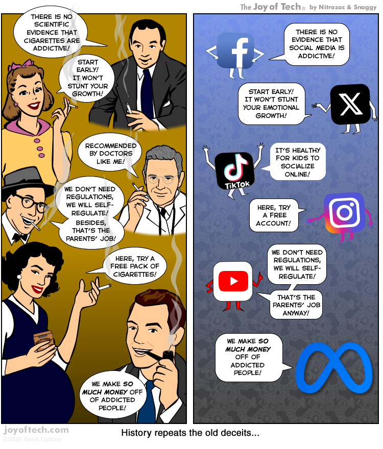 History repeats the old deceits...